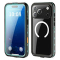 REDPEPPER Dot+ Series for iPhone 18 Pro Max / 17 Pro Max Magnetic Case IP68 Waterproof Clear Back Phone Cover - Blue
