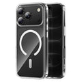 HOCO for iPhone 18 Pro Max / 17 Pro Max Magnetic Case Clear PC Anti Scratch Phone Cover - Transparent White