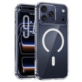 HOCO for iPhone 18 Pro Max / 17 Pro Max Magnetic Case TPU + PC Airbag Shockproof Clear Phone Cover - Transparent