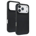 For iPhone 18 Pro Max / 17 Pro Max Case Wheat Straw TPU Lightweight Protective Phone Cover - Black