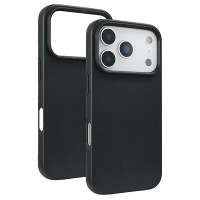 For iPhone 18 Pro Max / 17 Pro Max Case Wheat Straw TPU Lightweight Protective Phone Cover - Black