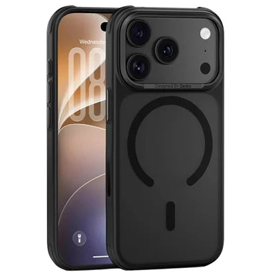 BENKS for iPhone 18 Pro Max / 17 Pro Max Magnetic Case Ultra Thin PC + TPU Phone Cover with Air Cushion Corners - Black