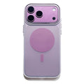 For iPhone 18 Pro Max / 17 Pro Max Magnetic Case Anti Fingerprint Matte Phone Cover with Metal Buttons - Purple