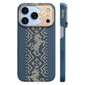 BENKS for iPhone 18 Pro Max / 17 Pro Max Magnetic Case Case Aramid Fiber Floating Jacquard Phone Cover - Blue