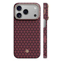 BENKS for iPhone 18 Pro Max / 17 Pro Max Magnetic Case Aramid Fiber Woven Diamond Texture Phone Cover - Red