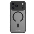 LEREACH Le-Aura Series for iPhone 18 Pro Max / 17 Pro Max Magnetic Case Skin-Friendly Texture Shockproof Phone Cover - Black