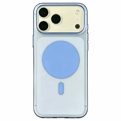 For iPhone 18 Pro Max / 17 Pro Max Magnetic Case Non-Yellowing Phone Cover - Sky Blue