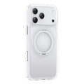 USAMS for iPhone 18 Pro Max / 17 Pro Max Case with Rotating Magnetic Kickstand Airbag Drop Protection Clear Phone Cover - Transparent