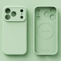 YCADEN For iPhone 18 Pro Max / 17 Pro Max Case Compatible with MagSafe Precision Cutouts Ultra Thin TPU Phone Cover - Grass Green