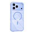 MUTURAL for iPhone 18 Pro Max / 17 Pro Max Magnetic Case Clear PC + TPU Airbag Phone Protective Cover - Light Blue