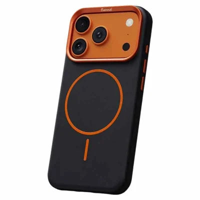 For iPhone 18 Pro Max / 17 Pro Max Magnetic Case Skin-Friendly Elephant Texture PU Leather + PC Phone Cover - Black
