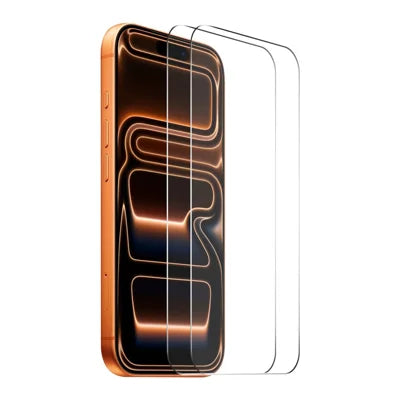 ENKAY HAT PRINCE 2Pcs For iPhone 18 Pro Max / 17 Pro Max Screen Protector Thick Adhesive 9H Arc Edges High Aluminium-Silicon Glass Film