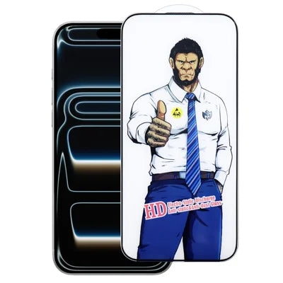 For iPhone 18 Pro Max / 17 Pro Max Full Screen Protector Anti-explosion HD Clear High Aluminium-silicon Glass Film - As Shown