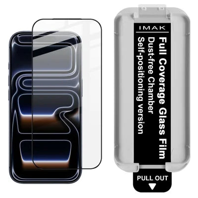 IMAK For iPhone 18 Pro Max / 17 Pro Max Tempered Glass Full Screen Protector Full Glue Film with Dust-free Installation Tool