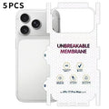 5Pcs For iPhone 17 Pro Max Back Screen Protector Full Coverage Matte TPU Hydrogel Film