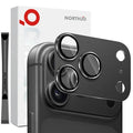 NORTHJO For iPhone 18 Pro Max Camera Lens Protector Matte Integrated Metal Tempered Glass Lens Film (Complete Covering) - Black