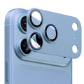  HAT PRINCE for iPhone 18 Pro Max ENKAY  Camera Lens Protector Matte AR Metal + Tempered Glass Lens Film - Light Blue