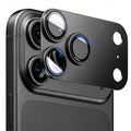  HAT PRINCE for iPhone 18 Pro Max Camera Lens Protector ENKAY  Aluminium Alloy + Tempered Glass Lens Film - Black