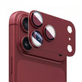 For iPhone 18 Pro Max Camera Lens Protector Aluminum Alloy+Tempered Glass One-Piece Design AR+AF Anti-Reflective Lens Film - Red
