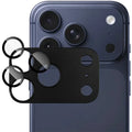 IMAK For iPhone 18 Pro Max Camera Lens Film Metal Lens Cap + Tempered Glass Lens Protector - Black