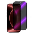 For iPhone 18 Pro Max Full Cover Privacy Screen Protector 180 Degree Anti Spy Silk Printing Anti-blue-ray Tempered Glass Film