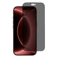 For iPhone 18 Pro Max Anti-Spy Tempered Glass Full Screen Protector Full Glue Matte Film with Dust-proof Net - Black