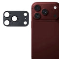 For iPhone 18 Pro Max Camera Lens Protector Aluminum Alloy + Tempered Glass Matte Lens Film - Black