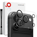 NORTHJO For iPhone 18 Pro Max Silk Printing Camera Lens Protector Tempered Glass HD Clear 3D Full Coverage - Black