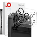 NORTHJO 2Pcs For iPhone 18 Pro Max Camera Lens Protector Black Circles 3D Full Coverage Clear Tempered Glass Lens Film - Black