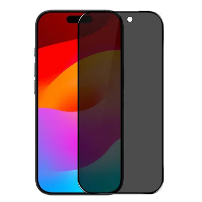 NORTHJO A++ For iPhone 18 Pro Max Screen Protector Privacy Full Glue Silk Printing Anti-Spy Tempered Glass Film