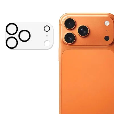 For iPhone 18 Pro Max Camera Lens Protector 9H Tempered Glass + Acryclic Full Glue Silk Printing AR Lens Film (Not Complete Covering) - Black