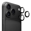  HAT PRINCE for iPhone 18 Pro / iPhone 18 Pro Max Camera Lens Film ENKAY  Tempered Glass+Aluminum Alloy Lens Protector - Black