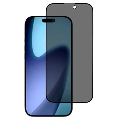 For iPhone 18 Pro Max Anti-Peep Screen Protector Tempered Glass Full Covering Silk Printing Side Glue Film