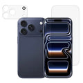 For iPhone 18 Pro Max Screen Protector 0.3mm Arc Edge HD Tempered Glass Film with Camera Lens Protector, Not Complete Coverage