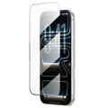 ZGA for iPhone 18 Pro Max Screen Protector Anti-static High Aluminum-Silicon Glass HD Film - Transparent with Black Edge