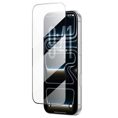 ZGA for iPhone 18 Pro Max Screen Protector Anti-static High Aluminum-Silicon Glass HD Film - Transparent with Black Edge