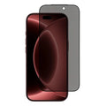 For iPhone 18 Pro Max Anti-Spy Screen Protector Silk Printing High Aluminium-Silicon Glass Film - Black