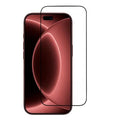 For iPhone 18 Pro Max / 17 Pro Max Full Screen Protector Silk Printing Full Glue HD Clear Screen Film - Black