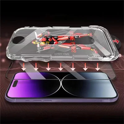 JRNLT For iPhone 18 Pro Max Screen Protector Matte Anti Fingerprint 9H Tempered Glass Film with Installation Tool - Transparent
