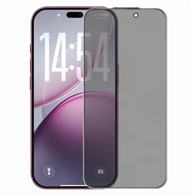 RURIHAI For iPhone 18 Pro Max Anti-Spy Full Screen Protector High Aluminum-Silicon Glass Film - Transparent