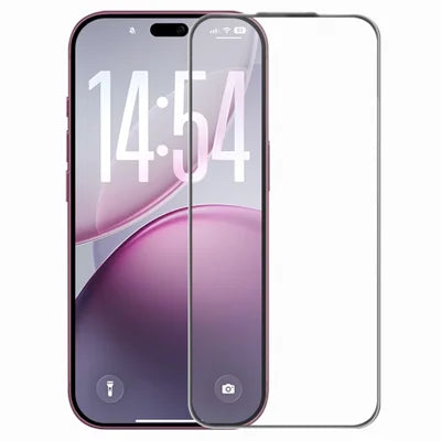 RURIHAI For iPhone 18 Pro Max / 17 Pro Max Screen Protector High Aluminum-Silicon Glass Full Glue Full Screen Film - Transparent