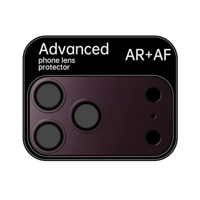 ROCK for iPhone 18 Pro Max Camera Lens Protector 0.33mm High Aluminium-silicon Glass Anti-Reflective Lens Film - Red