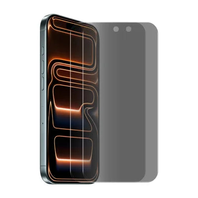  HAT PRINCE for iPhone 18 Pro Max 2Pcs Anti-Spy Film ENKAY Hat-Prince Anti-Glare Full Glue Full Screen Protector Tempered Glass - Black