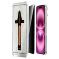 For iPhone 18 Pro Max Anti Spy Tempered Glass Screen Protector with Automatic Dust Removal Tool