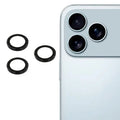  For iPhone 18 Pro Max / iPhone 18 Pro Camera Lens Protector Electroplating Ultra HD Tempered Glass Lens Film - Black