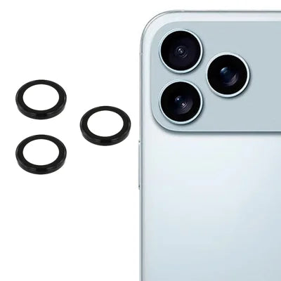  For iPhone 18 Pro Max / iPhone 18 Pro Camera Lens Protector Electroplating Ultra HD Tempered Glass Lens Film - Black