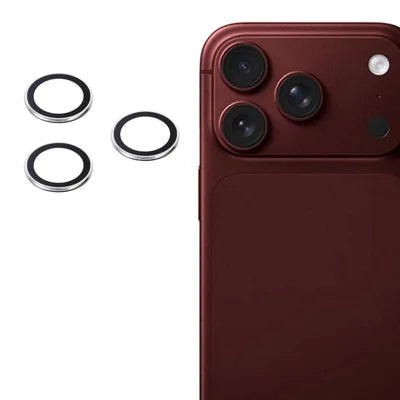 1 Set Camera Lens Protector for iPhone 18 Pro / 18 Pro Max , Half Coverage Transparent Tempered Glass Lens Film  - Silver