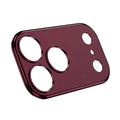DYONG for iPhone 18 Pro Max Camera Lens Frame Hollow Metal Anti-Scratch Lens Protector - Dark Red
