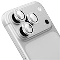 HOCO V18 for iPhone 18 Pro / 18 Pro Max Camera Lens Protector Set 3D Sparkling High Aluminium-silicon Glass + Aluminum Alloy HD Lens Film - Silver