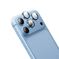 HOCO V14 for iPhone 18 Pro / 18 Pro Max Camera Lens Protector Set High Aluminium-silicon Glass 3D Crystal Clear Lens Film - Baby Blue